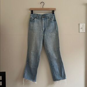 80s Era Chic Light Wash Jeans